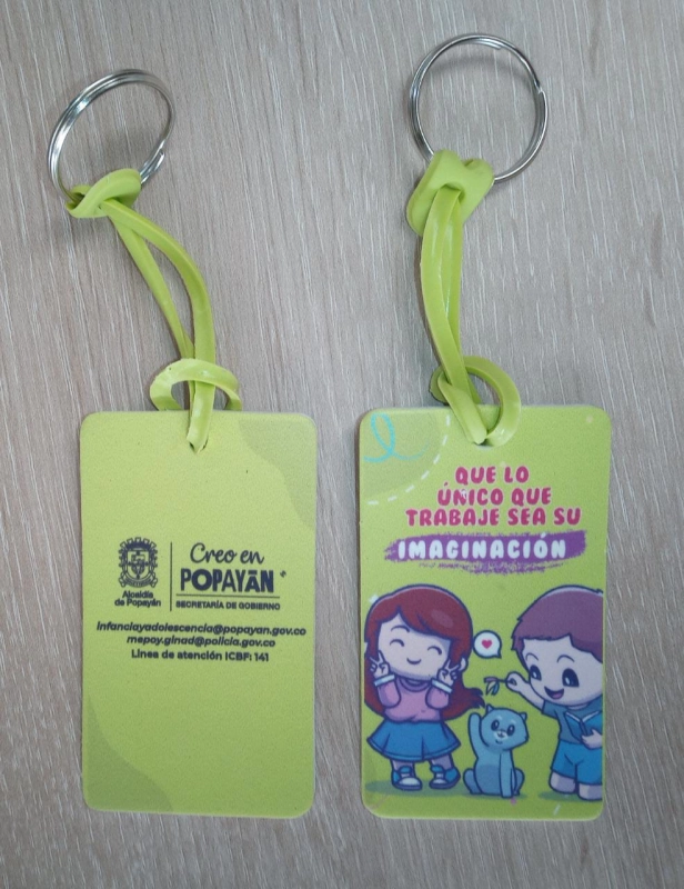 Llaveros Sublimados, impresion full color