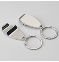 Llavero Metalico Ovalado con destapador  8.4 x 3.2 x 5.6 cmts