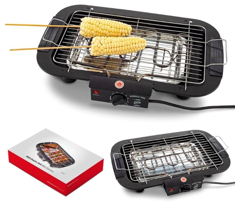 Parrilla Electrica para BBQ,  con medida 47.5 x 29 x 5 cmts