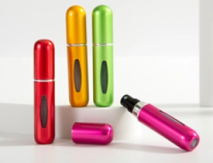 Atomizador de Perfumes para Cartera, plastico, de 80 x 11 mm