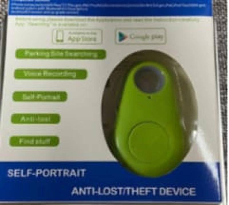 GPS Tracker, plastico, llavero, 52 x 31 x 11 mm, en caja