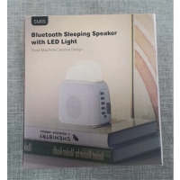 Parlante BT, con White Noise, y Luz Nocturna, en ABS, 10.3 x 9.6 x 6.3 cmts