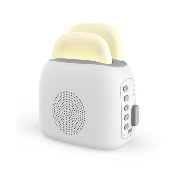 Parlante BT, con White Noise, y Luz Nocturna, en ABS, 10.3 x 9.6 x 6.3 cmts