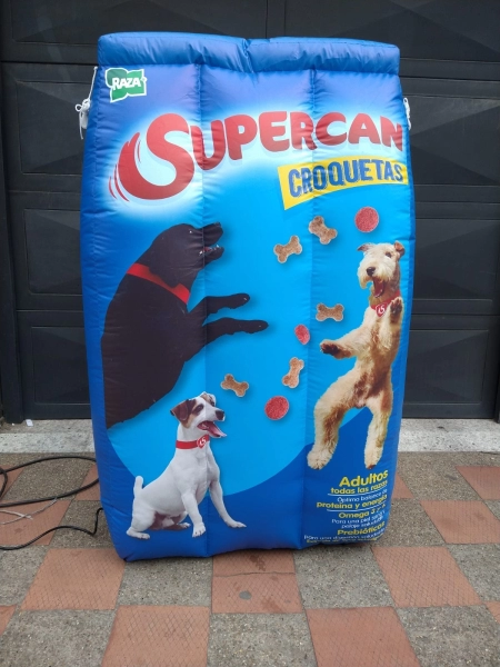 Dummy Inflable Estatico diseño bolsa Supercan