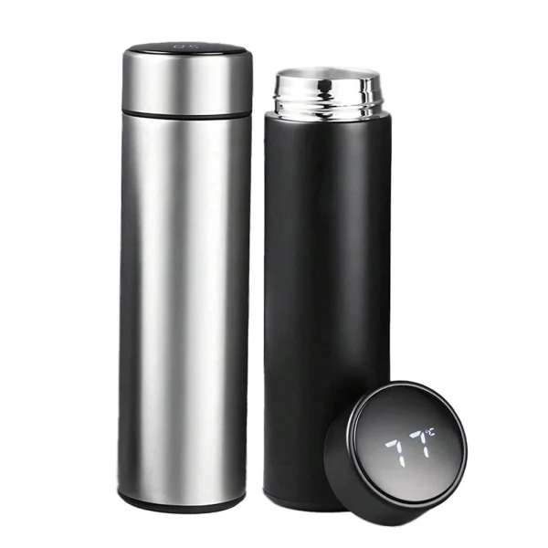 Thermo Plain 500 ml, en Acwero Inoxidable con tapa medidora, 22.5 x 6.5 cm