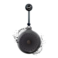 Parlante Splash, resistente al agua, con chupa, BT 5.0, de 10 x 9 x 4 cmts