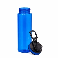 Botella plastica Hook, 650 ml, tapa rosca siliconada y manija, 22.3 x 6.5 cmts