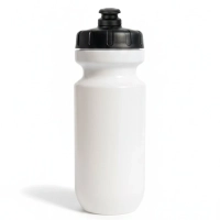 Botella profesional de Ciclismo 600 ml exprimible, tapa doble succion