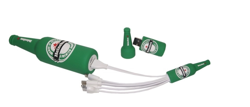 Cable Multiconector x 3 en PVC 2D en diseño personalizado