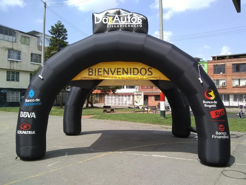 Dummy Inflable Carpa tipo Araña, de 4 metros de frente x 5 metros de largo