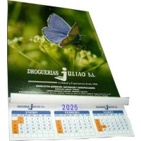 Calendario de Pared, 18.7 x 7.5 cmts