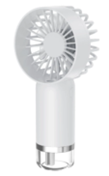 Abanico Plastico, 16.6 x 7.7 x 5.1 cmts, recargable, 500 mAh,