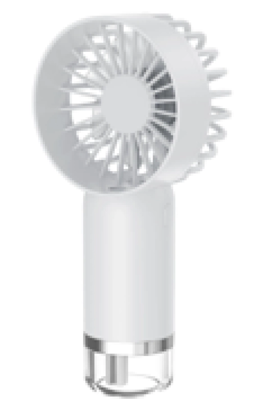 Abanico Plastico, 16.6 x 7.7 x 5.1 cmts, recargable, 500 mAh,