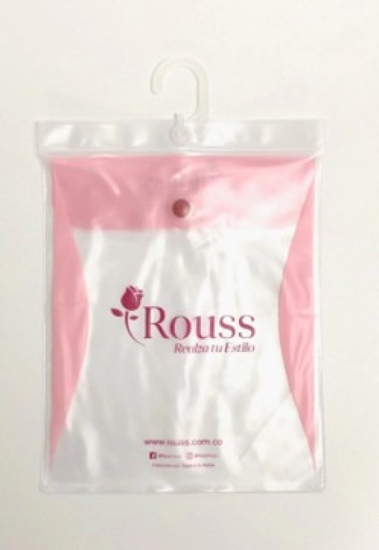 Bolsa de Vinilo con Gancho, varios tamaños, a su gusto, sobre pedido