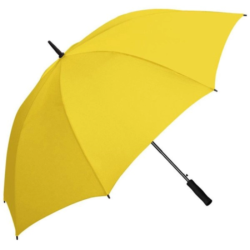 Paraguas Tipo Golf de 27”, automático, mango espumado, estructura metalica.