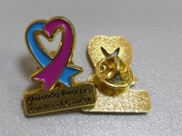 Pin Metalico en bajo relieve relleno a 2 colores