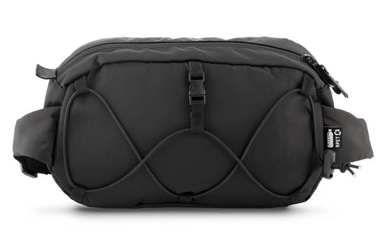 Canguro Virginia, doble bolsillo, de 30 x 12 cmts, con malla y elástico