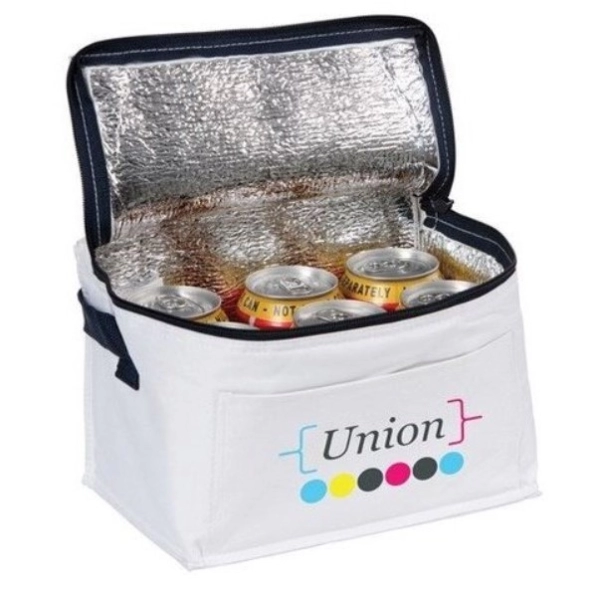 Lonchera Kusadasi, bolsillo frontal, con forro y espuma, 20 x 18 x 15 cmts