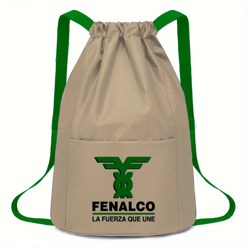 Tula Napoles, en algodon 100%, 45 x 32 x 20 cmts, c/ cinta faya tipo morral