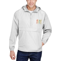 Chaqueta Sunshine con capucha, en poliester antifluido, con forro interno