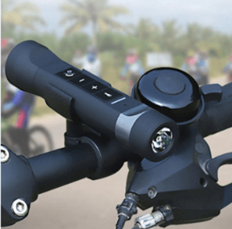 Linterna con Parlante para montar en bicicleta