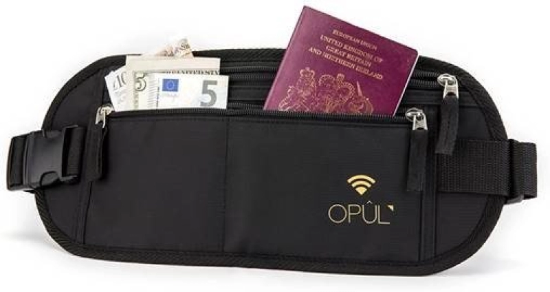 Canguro Peru Portadocumentos con multiples bolsillos, en lona, 35.5 x 15 x 1.5 cm