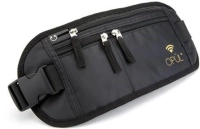 Canguro Peru Portadocumentos con multiples bolsillos, en lona, 35.5 x 15 x 1.5 cm