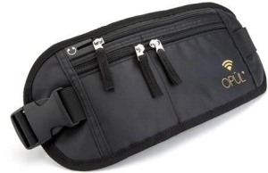 Canguro Peru Portadocumentos con multiples bolsillos, en lona, 35.5 x 15 x 1.5 cm