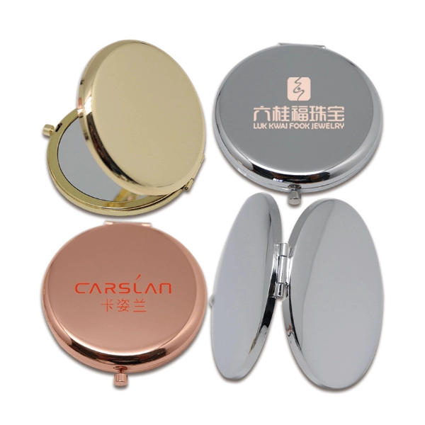 Espejo Circular metalico, 6.5 cmts de diametro.