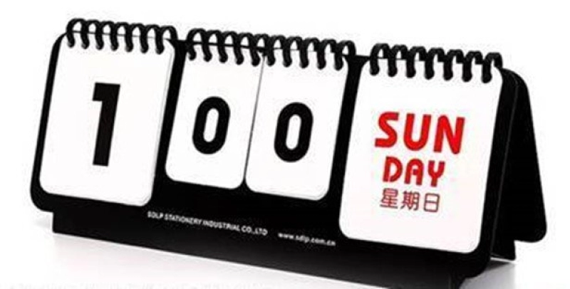 Calendario Perpetuo plastico, para escritorio