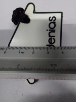 Llavero Microinyectado en forma de Casa, 6 x 4 cmts