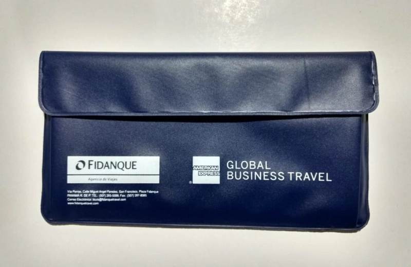 Portadocumentos de Viaje New Orleans, electrosellado, con velcro, 25 x 13.5 cmts