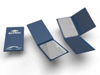 Porta Documentos de 3 cuerpos, con bolsillos, 8 x 11.5 cmts