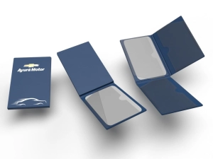 Porta Documentos de 3 cuerpos, con bolsillos, 8 x 11.5 cmts