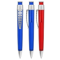 Boligrafo Williams, plastico, con clip metalico