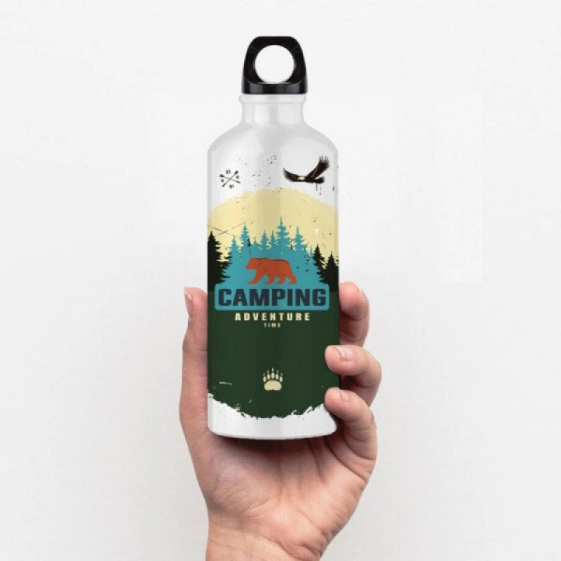 Botella Murray Sublimacion, en aluminio con tapa plástica, 500 ml.,  21,5 x 6,5 cmts