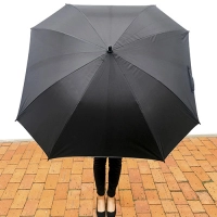 Paraguas UV Cuadrado Automatico de 28", mango recto espumado