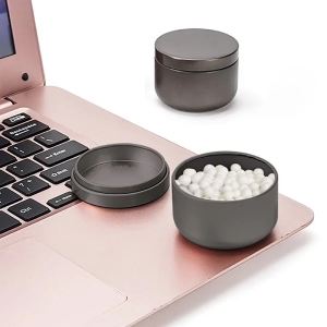 Mentas Fresh, en caja circular con 200 mentas, 5.3 diametro x 3.7 cmts alto