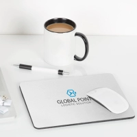 Pad Mouse elaborado en microfibra, de 180 x 220 x 2 mm, para sublimación