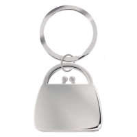 Llavero Bolso metalico, 3.5 x 3.6 cmts