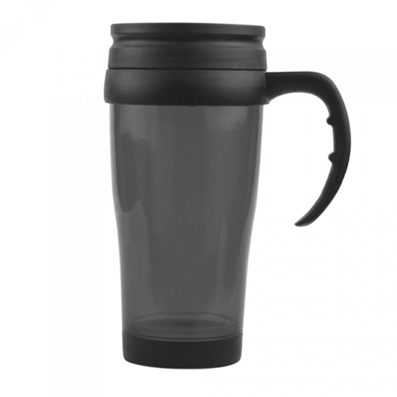 Mug Traslucido, 16 onzas, 17.2 x 8.5 cmts, en acrílico con doble pared