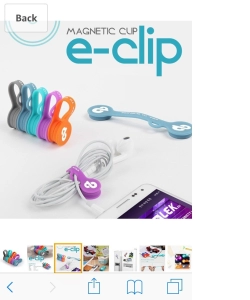 Clip Magnetico en Silicona para Amarrar Cables