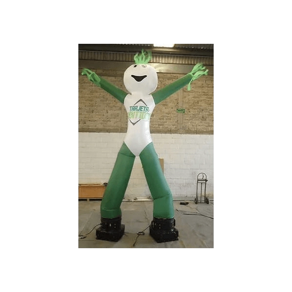 Sky Dancer de 2.5 metros de alto en tela de poliester, con doble motor