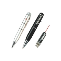 Memoria USB Boligrafo metalico con apuntador laser
