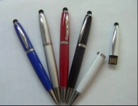 Memoria USB Boligrafo metalico con stylus