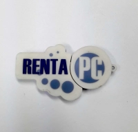 Memoria USB en PVC 2D diseño Logo Renta PC