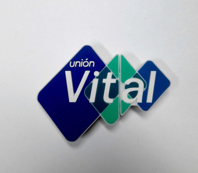 Memoria USB en PVC 2D diseño logo Union Vital