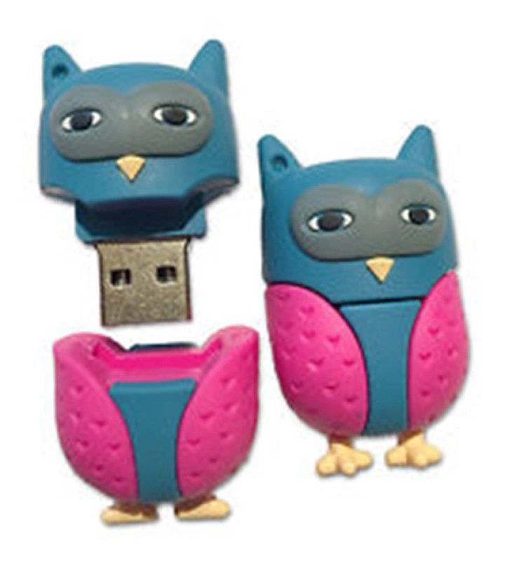 Memoria USB en PVC 3D diseño Buho