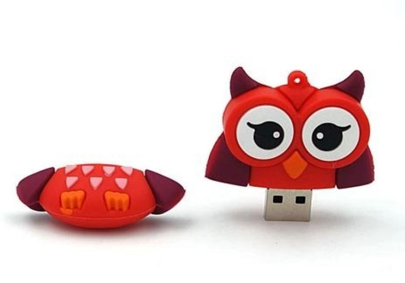 Memoria USB en PVC 3D diseño Buho
