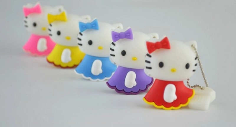 Memoria USB en PVC 3D diseño hello Kitty